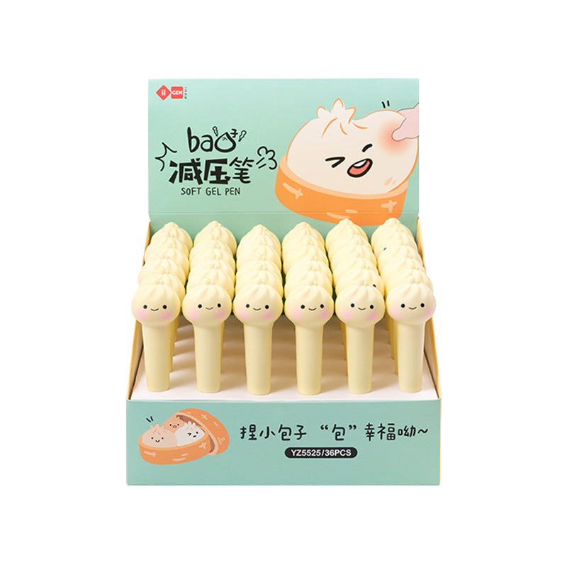 Stress Relieving Cartoon Pens | Carrot, Strawberry, Bunny, Bao Bun, Cactus, Pineapple