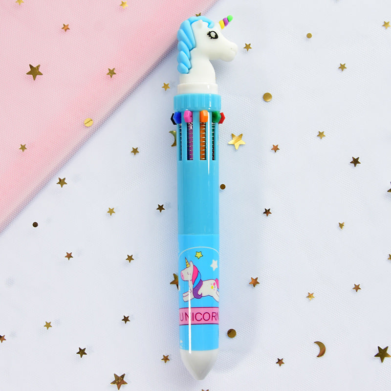 Cartoon Multicolor Press Ballpoint Pen