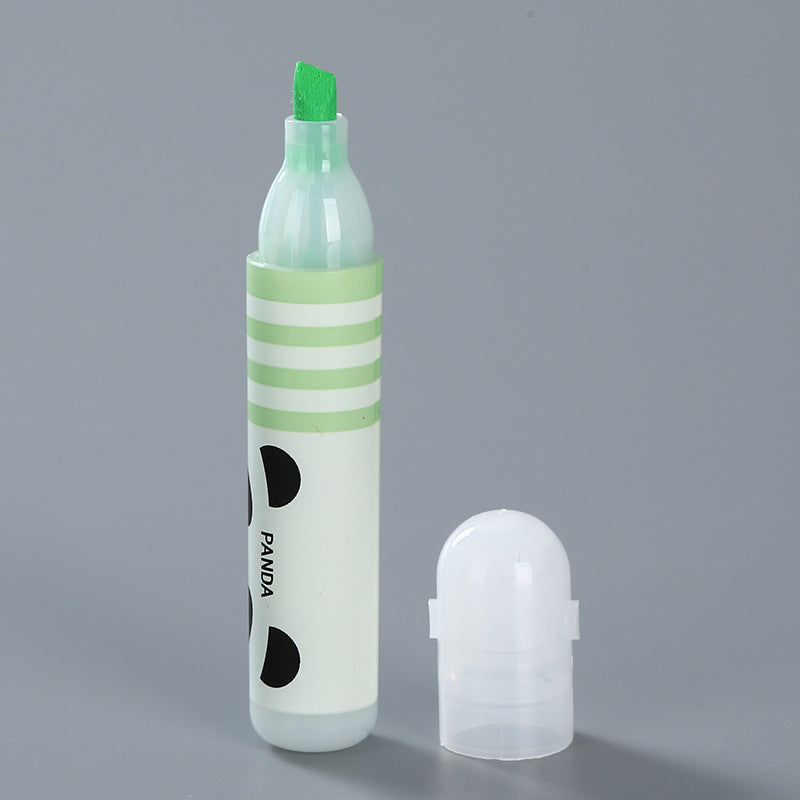 Large Capacity Oblique Highlighter 6 Count