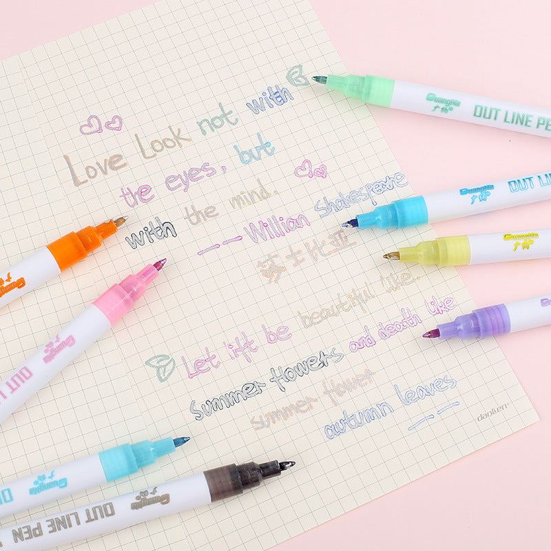 Glitter Highlighter Pen Set