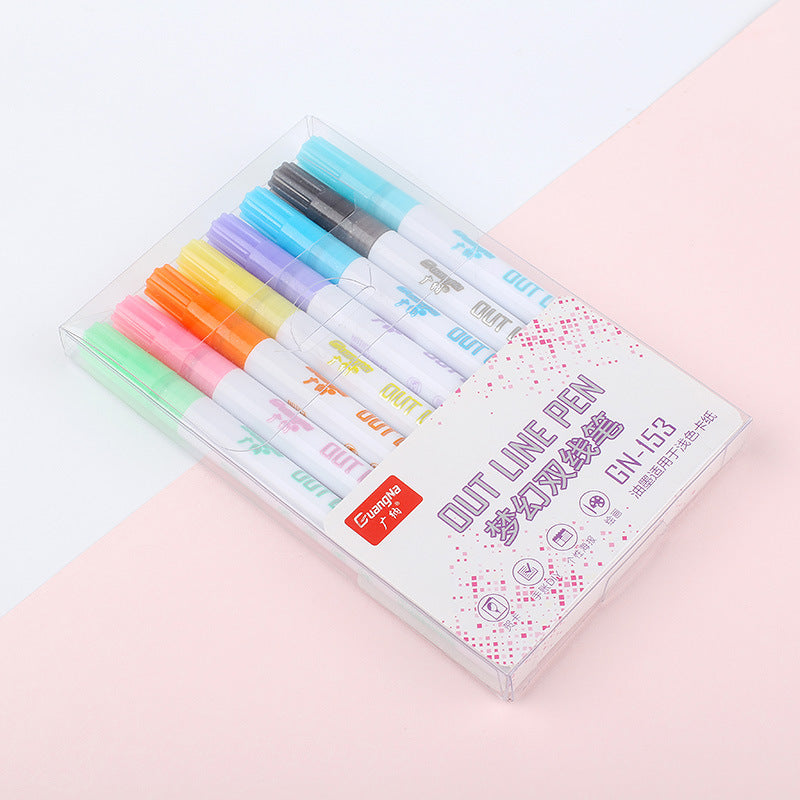 Glitter Highlighter Pen Set