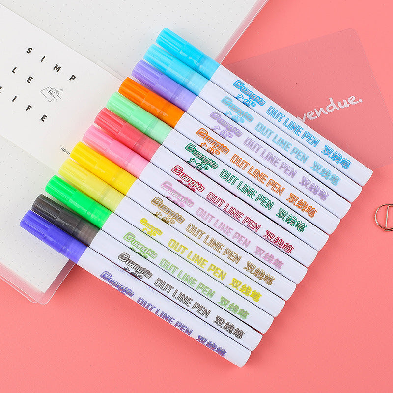 Glitter Highlighter Pen Set