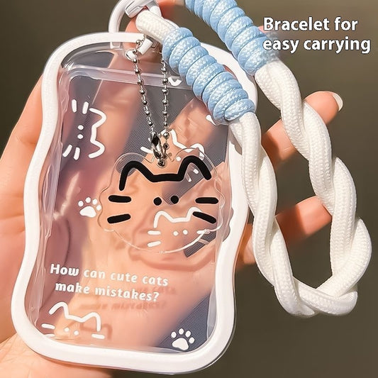 Simple Cat Student Card Cover