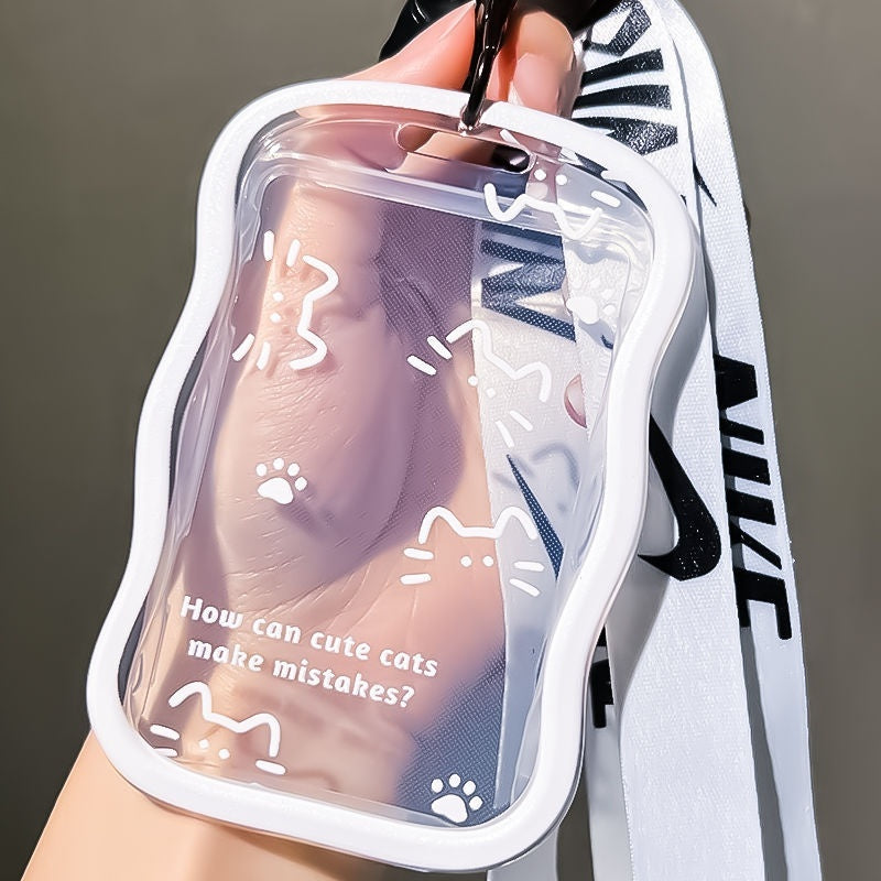 Simple Cat Student Card Cover