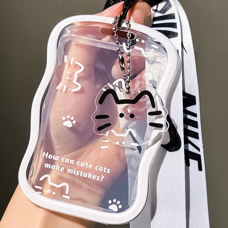 Simple Cat Student Card Cover