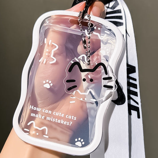 Simple Cat Student Card Cover